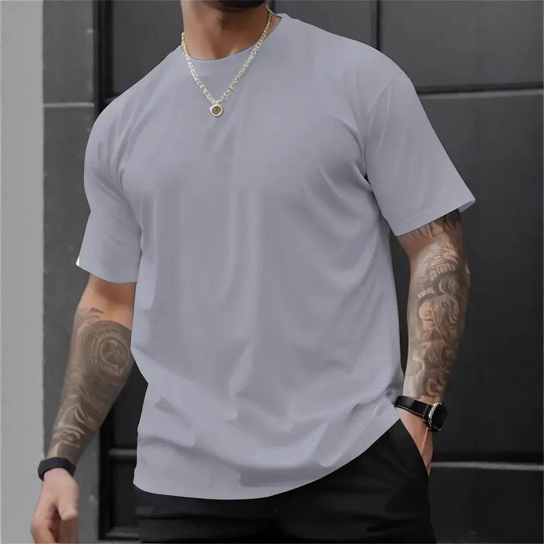 3D Printed Loose T-Shirt - Short Sleeve Round Neck in Various Colors - Buy Center