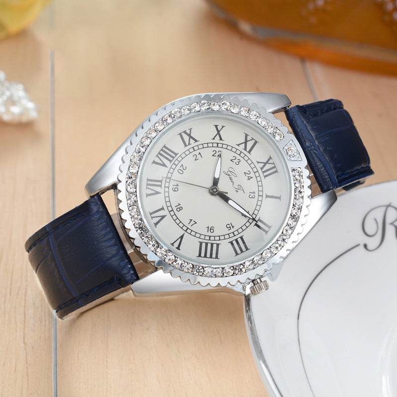 Fashion Belt Roman Scale Gear Watch - Stylish Quartz Bracelet for Women - Buy Center