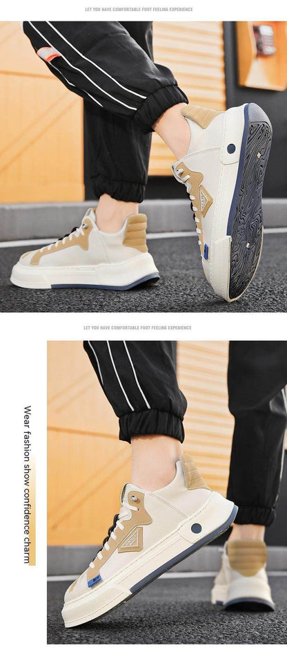 Men's Casual Low-Top Sneakers - Breathable Vulcanized Shoes for Style - Buy Center