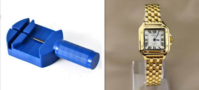 Elegant Steel Strip Roman Scale Watch - Women's Premium European Design - Buy Center