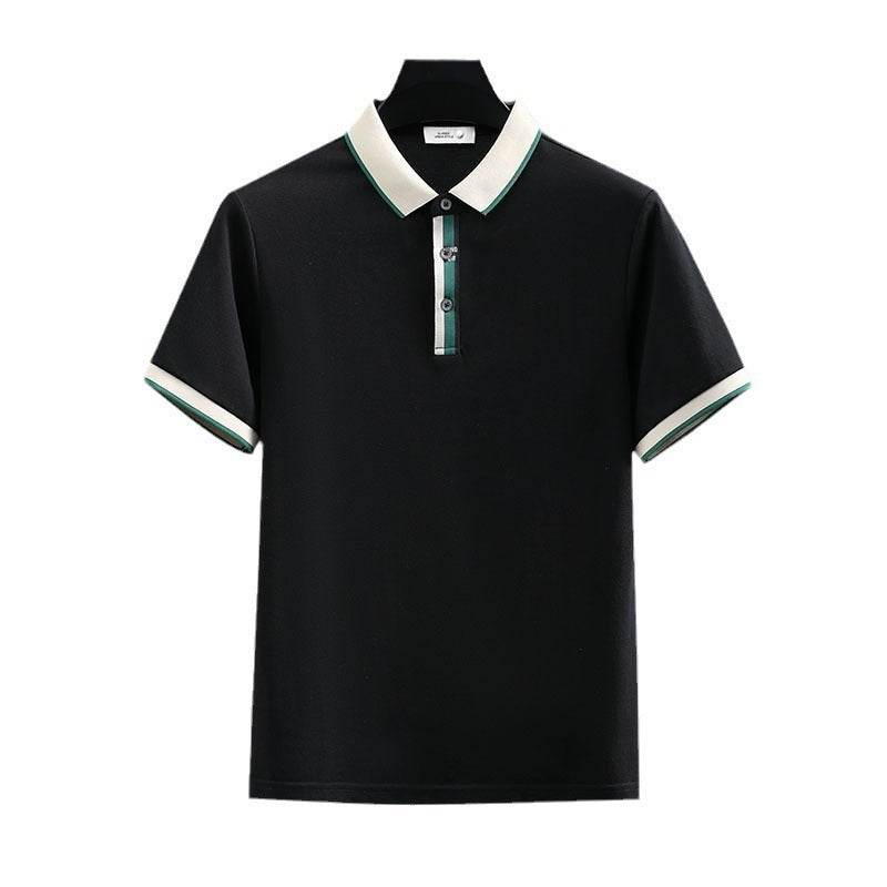 Casual Summer Pearl Cotton Polo Shirt - Short-Sleeved & Loose Fit - Buy Center