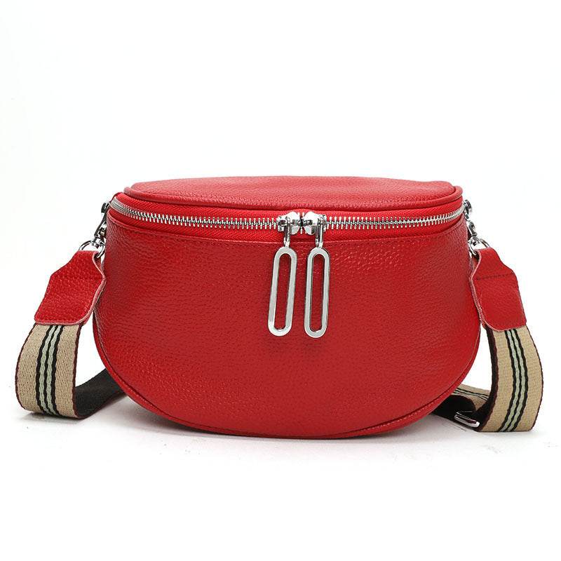 Buycenter Casual Crossbody Bag - Soft Genuine Leather & Trendy Design - Buy Center