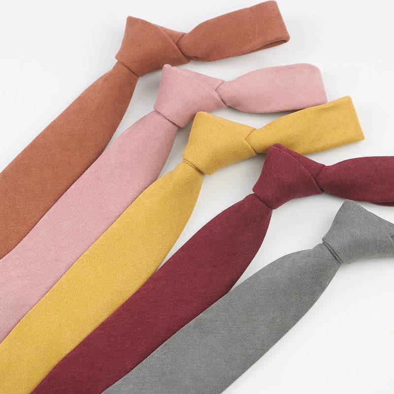 Korean Style Unisex Suede Bow Tie - Trendy Casual Accessory 2025 - Buy Center