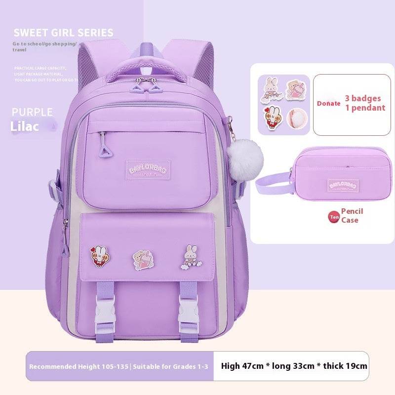 Large Capacity Student Backpack - Comfortable Design for Grades 1-12 - Buy Center