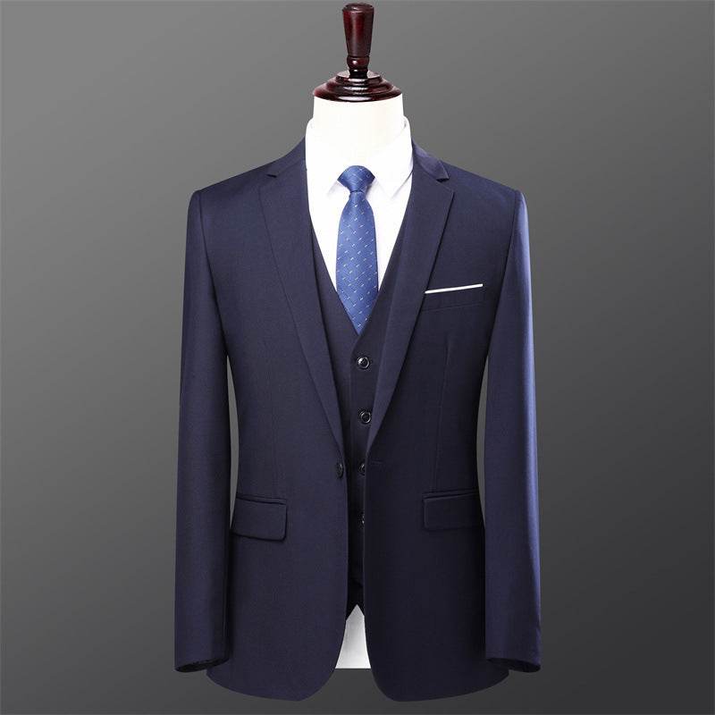 Buycenter Men's Slim Fit Two-Piece Suit Set - Stylish Casual Wedding Attire - Buy Center