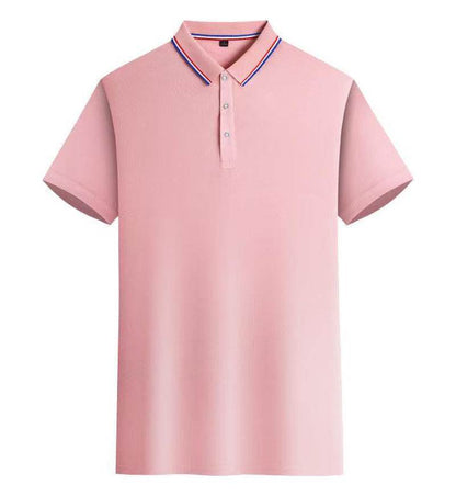 Short-Sleeved Business Polo Shirt - Asymmetric Fit in Multiple Colors - Buy Center