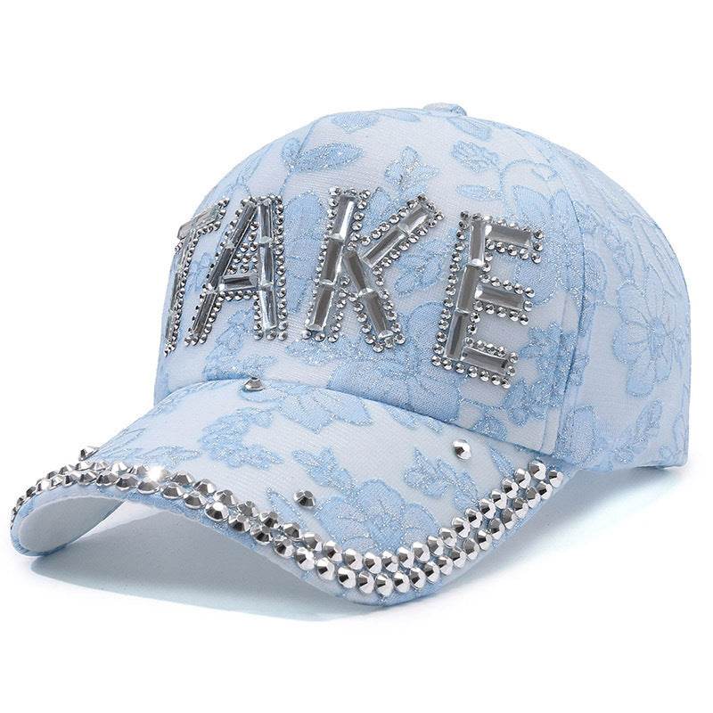 Rhinestone TAKE Women's Baseball Cap - Lightweight & Breathable Summer Style - Buy Center
