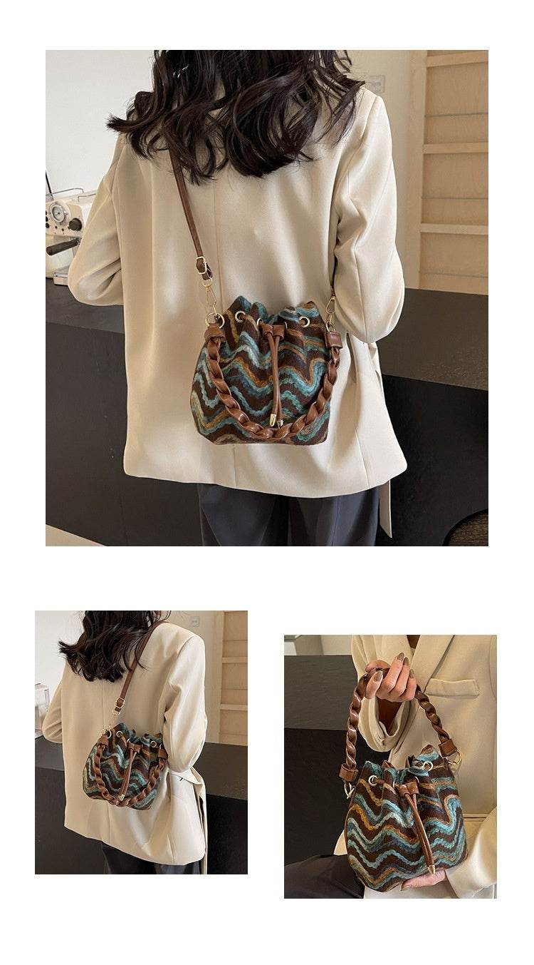 Buycenter High-Grade Shoulder Bag - Stylish, All-Matching Bucket Design - Buy Center