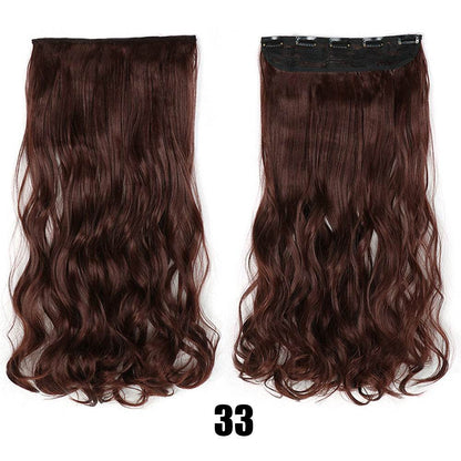 Women's Big Wavy Long Curly Hair Extensions - Fluffy No Trace Design - Buy Center