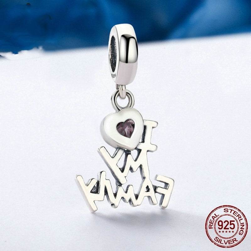 Elegant I Love My S925 Silver Pendant - Perfect Gift for Any Occasion - Buy Center