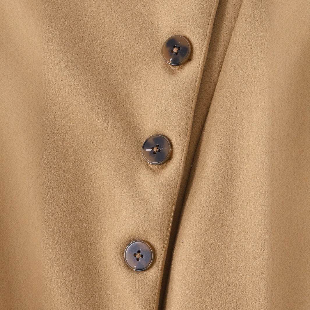 Women's Lapel Bow Knitted Jacket - Stylish Wool Blend Coat for 2025 - Buy Center