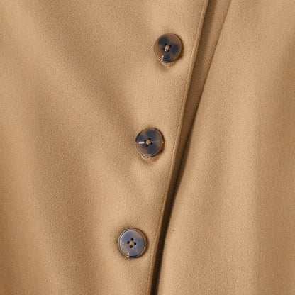 Women's Lapel Bow Knitted Jacket - Stylish Wool Blend Coat for 2025 - Buy Center