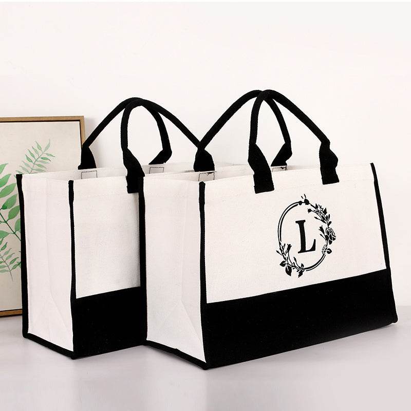 Customizable Canvas Tote & Cosmetic Bag Set - Stylish & Versatile - Buy Center