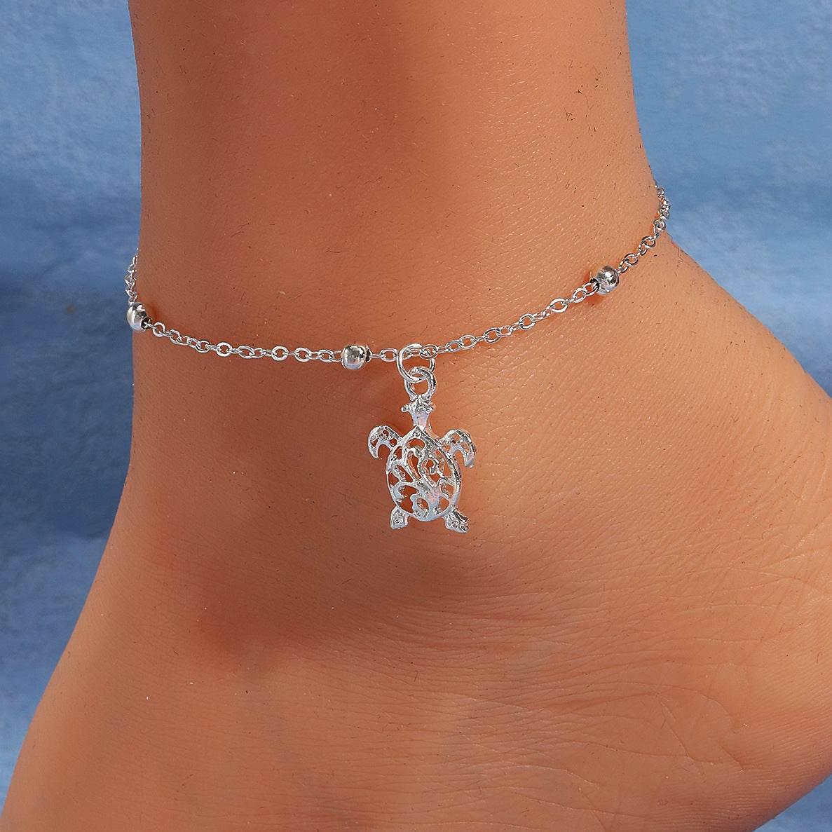Buy Center Small Turtle Anklet - Creative Body Jewelry for Gift-Giving - Buy Center