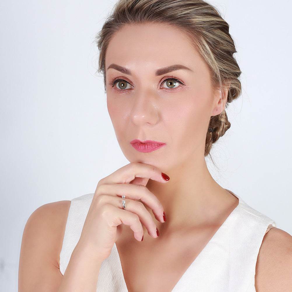 Sterling Silver Temperament Ring - Adjustable Modern Design for Every Occasion - Buy Center