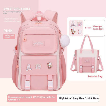 Large Capacity Student Backpack - Comfortable Design for Grades 1-12 - Buy Center