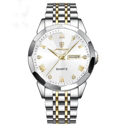 Buycenter Luxury Men's Waterproof Quartz Watch - Super Luminous Elegance - Buy Center