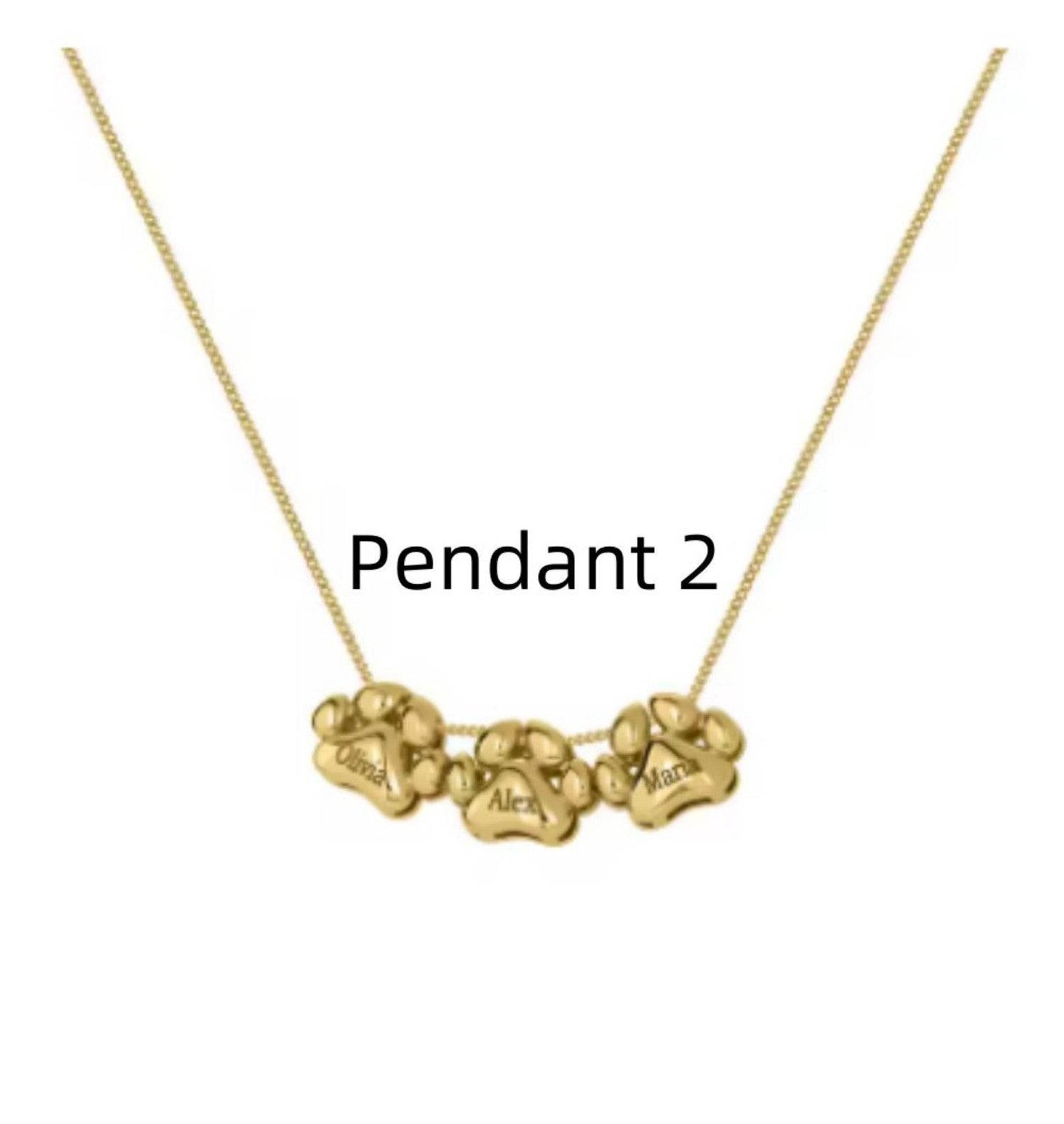 Personalized Luxury Hollowed Out Claw Necklace - Stainless Steel Pendant - Buy Center