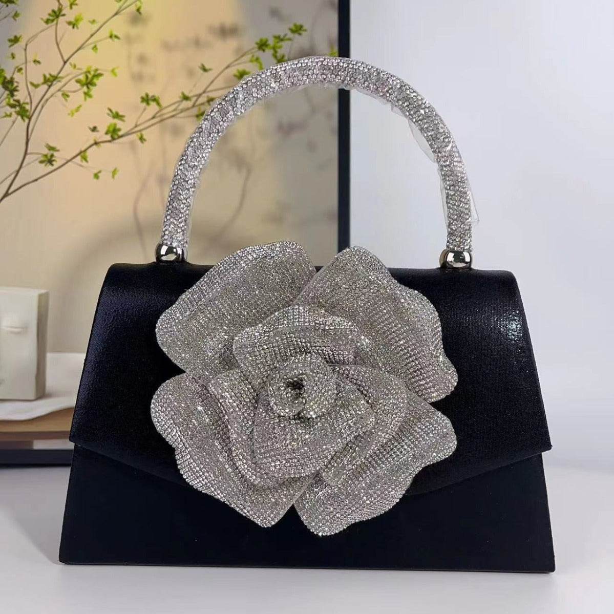 Buycenter Rose Crossbody Banquet Bag - Stylish Clutch for Any Occasion - Buy Center