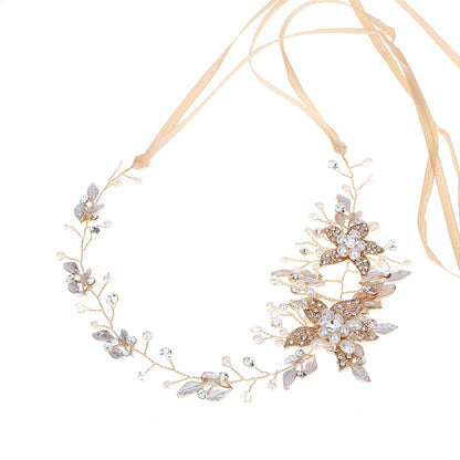 Handmade Gold & Silver Rhinestone Headdress - Luxury Hair Accessory 2025 - Buy Center