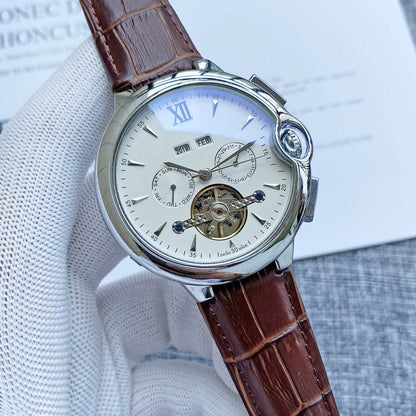 Men's Big Flywheel Automatic Watch - Elegant Tourbillon Business Style - Buy Center