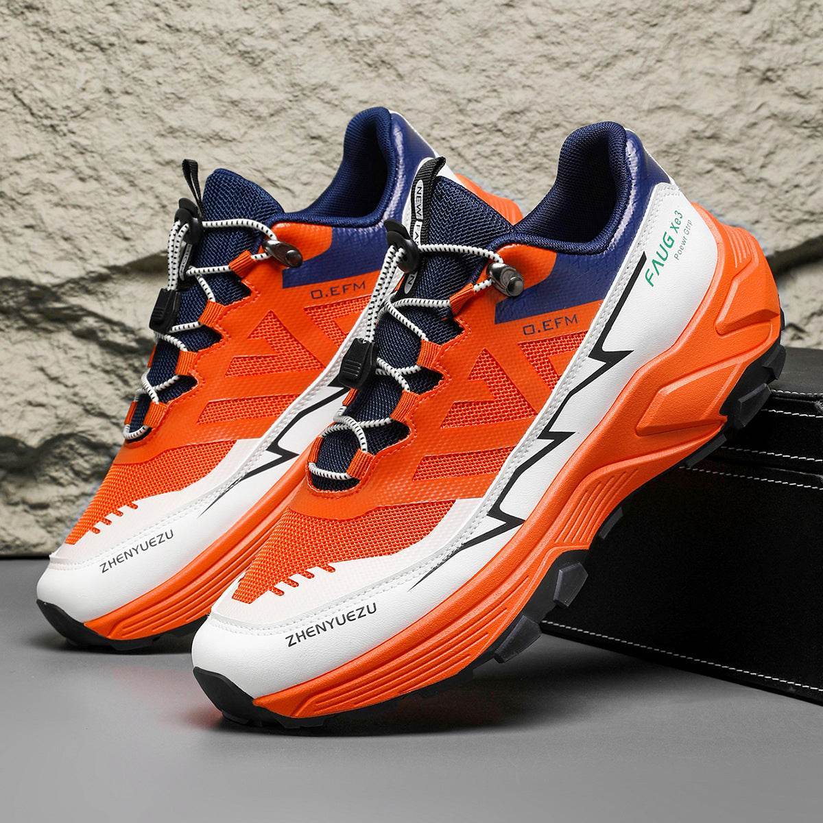 Buycenter Men’s Colorblock Sneakers - Casual Hiking & Running Shoes - Buy Center