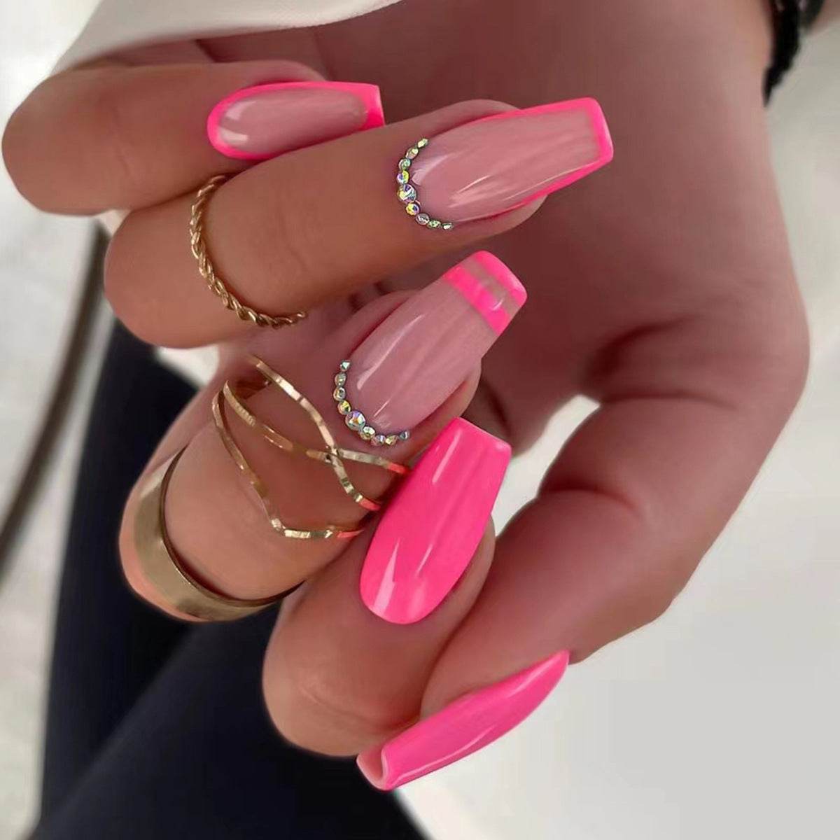 Colorful Armor Crystals for Nails - Trendy European Glamour 2025 - Buy Center