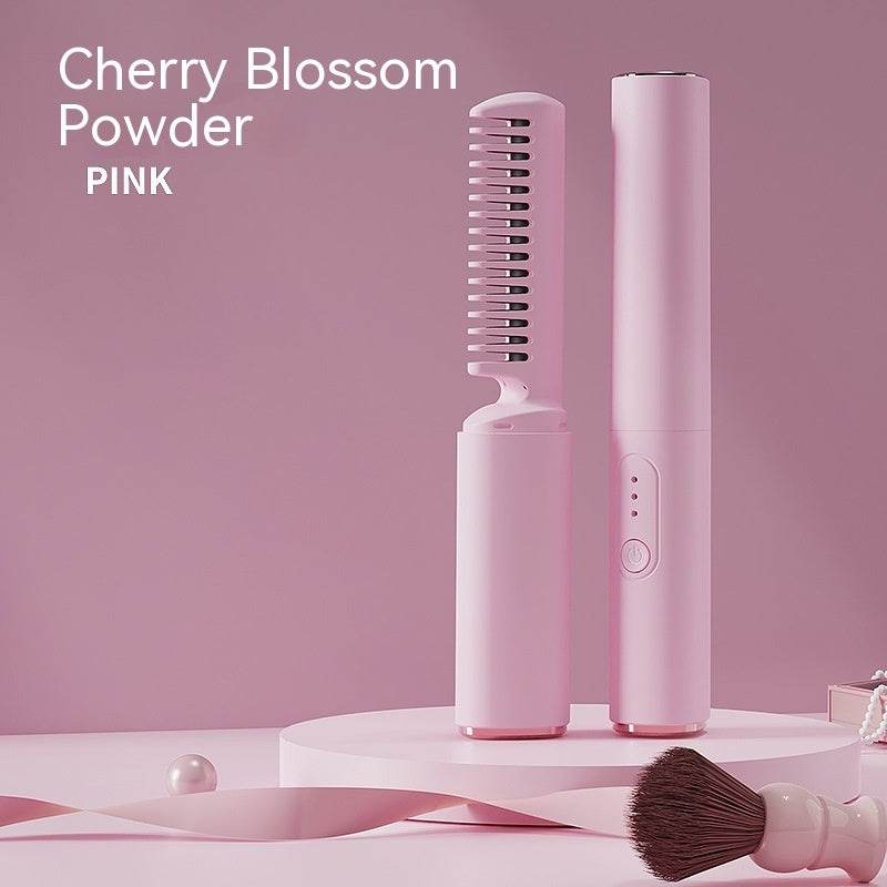 Mini Wireless Straightening Comb - Portable Anion Hair Straightener 2025 - Buy Center