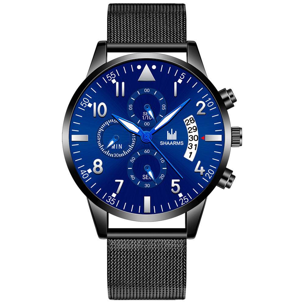 Concept Men's Mesh Strap Quartz Watch - Stylish Calendar Design 2025 - Buy Center