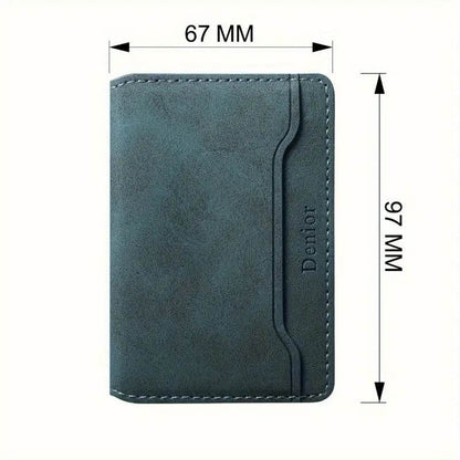 MagSafe Magnetic Card Holder - Stylish Leather Wallet for Apple Devices - Buy Center