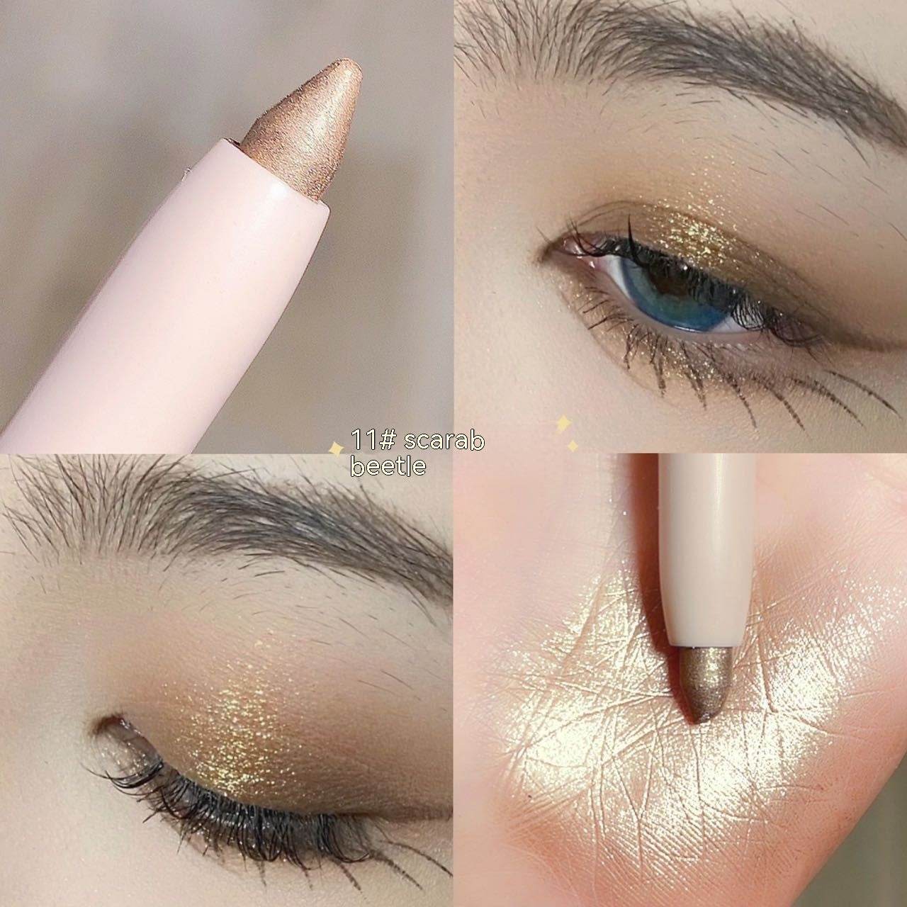 Crouching Silkworm Eyeliner Pen - Brightening Matte & Pearl Colors 2025 - Buy Center