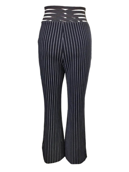 Stylish Ladies' High Waisted Wide Leg Pants - Hollow Out Design 2025 - Buy Center