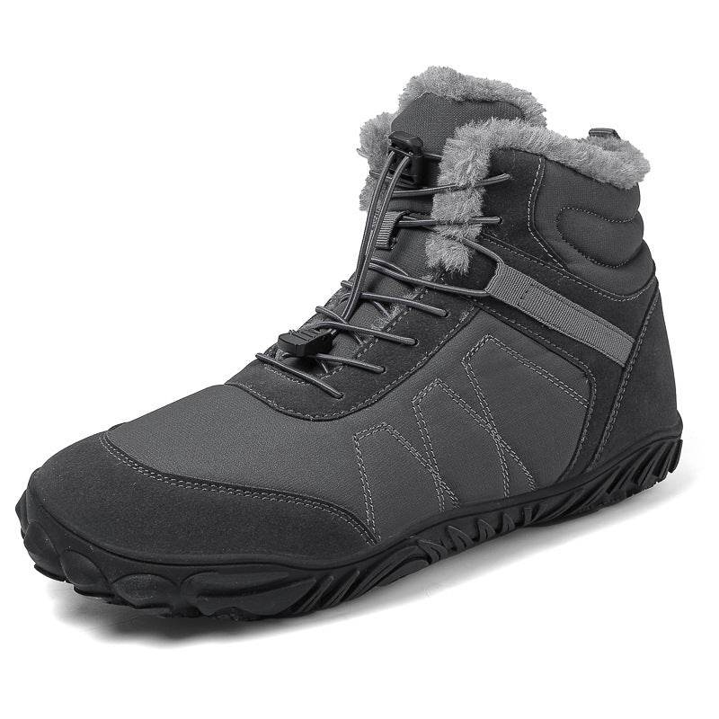Men's Waterproof Outdoor Snow Boots - Stylish Platform Five-Finger Design - Buy Center