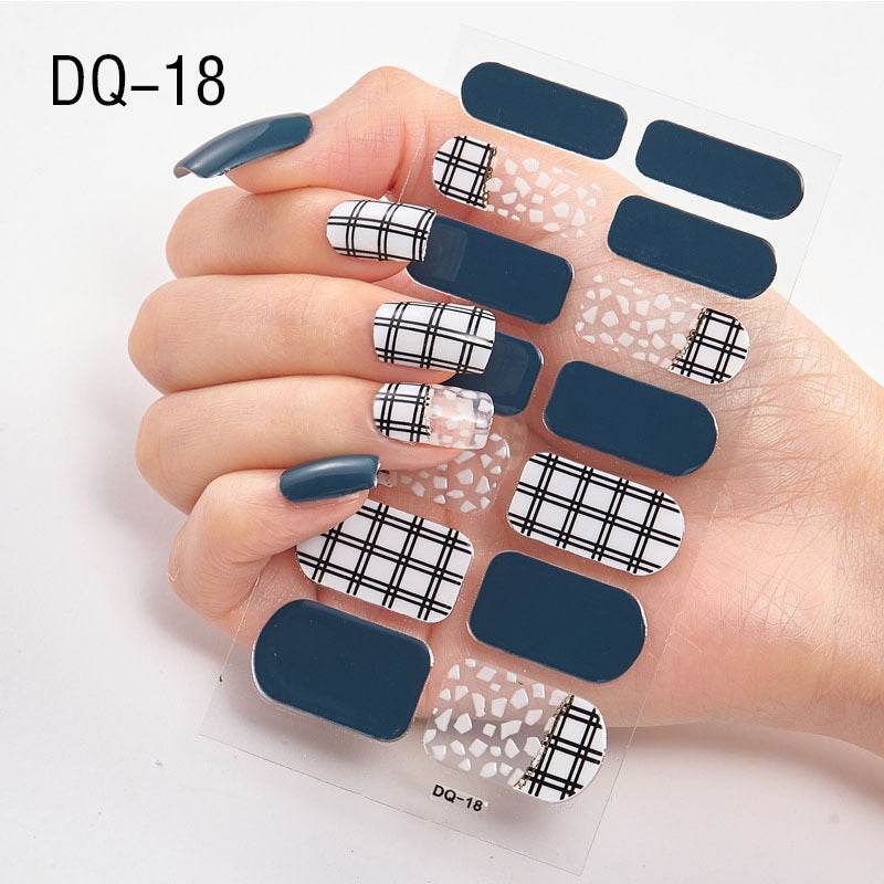 Net Red Nail Stickers - 14 Unique Designs for Trendy Nail Art 2025 - Buy Center