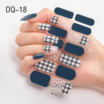 Net Red Nail Stickers - 14 Unique Designs for Trendy Nail Art 2025 - Buy Center