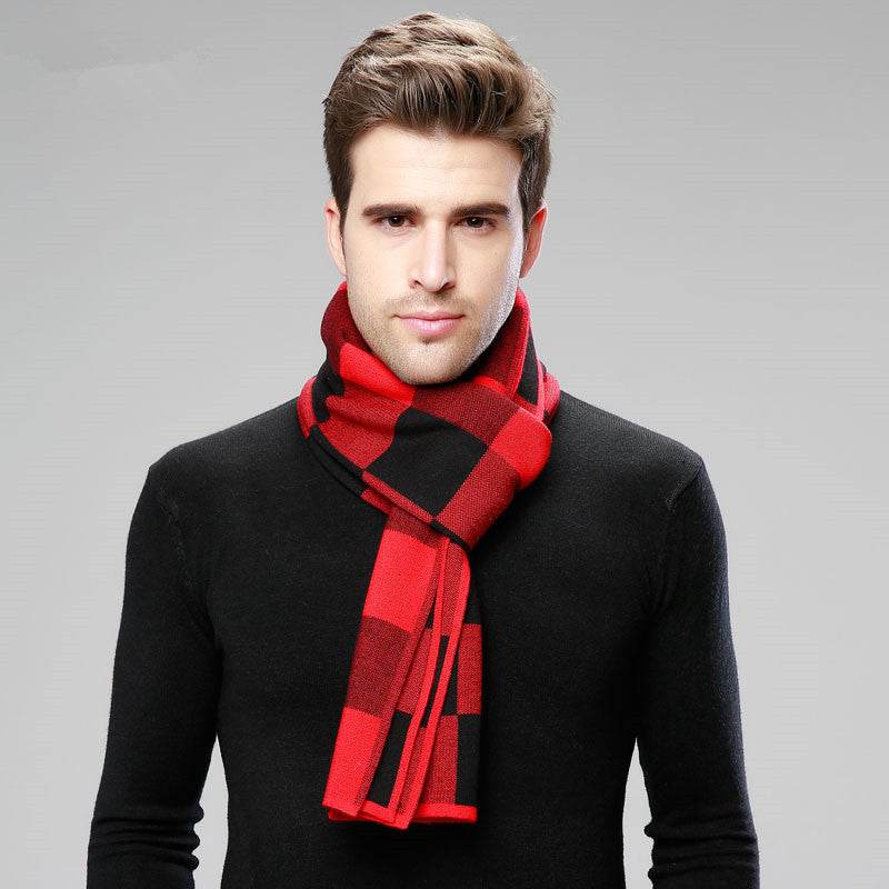 Classic British Checked Cashmere Scarf - Stylish Warmth for Men 2025 - Buy Center