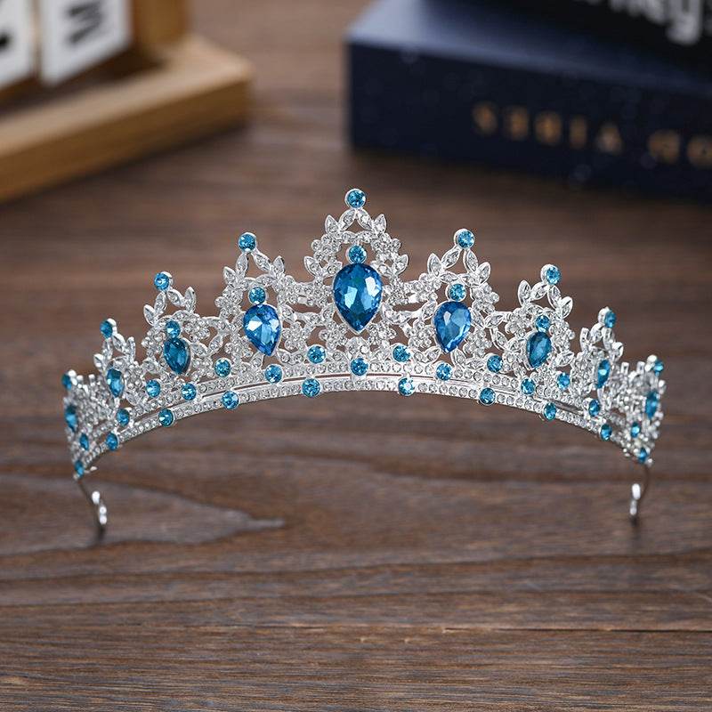 Buycenter Rhinestone Dark Crown - Baroque Halloween Dress-up Accessories - Buy Center