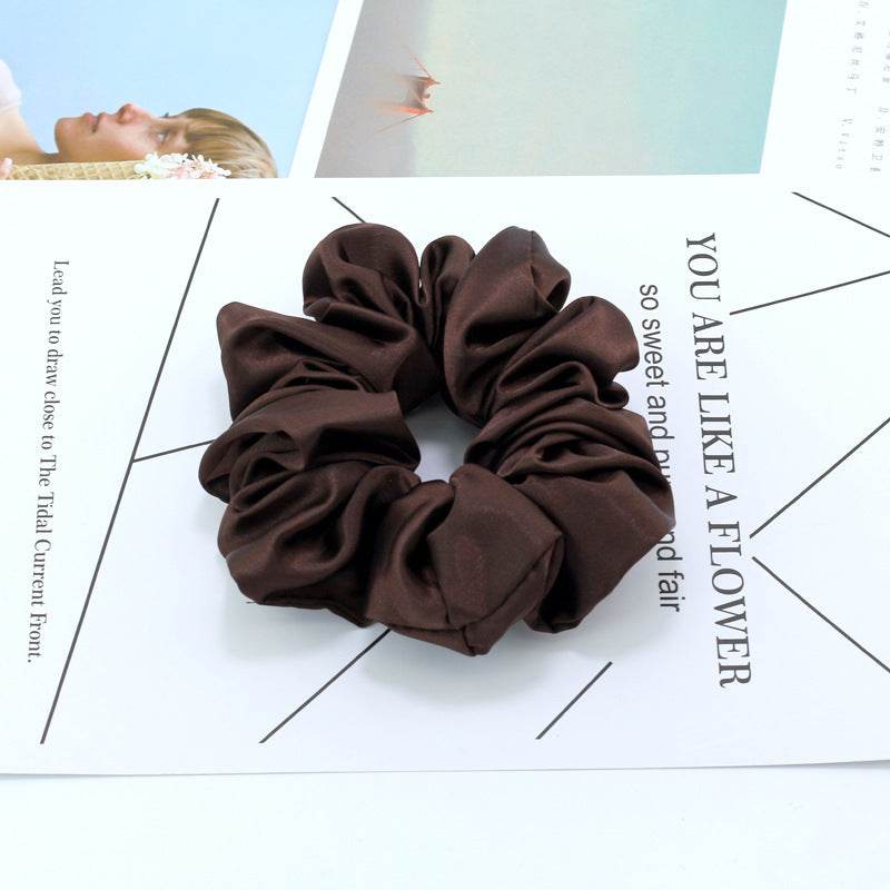 Bright Color Satin Circle Headdress - Stylish Hair Accessory for Every Occasion - Buy Center