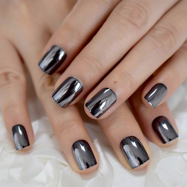 Metal False Nails for Women - Edgy Glamour Kits in Trendy Styles 2025 - Buy Center