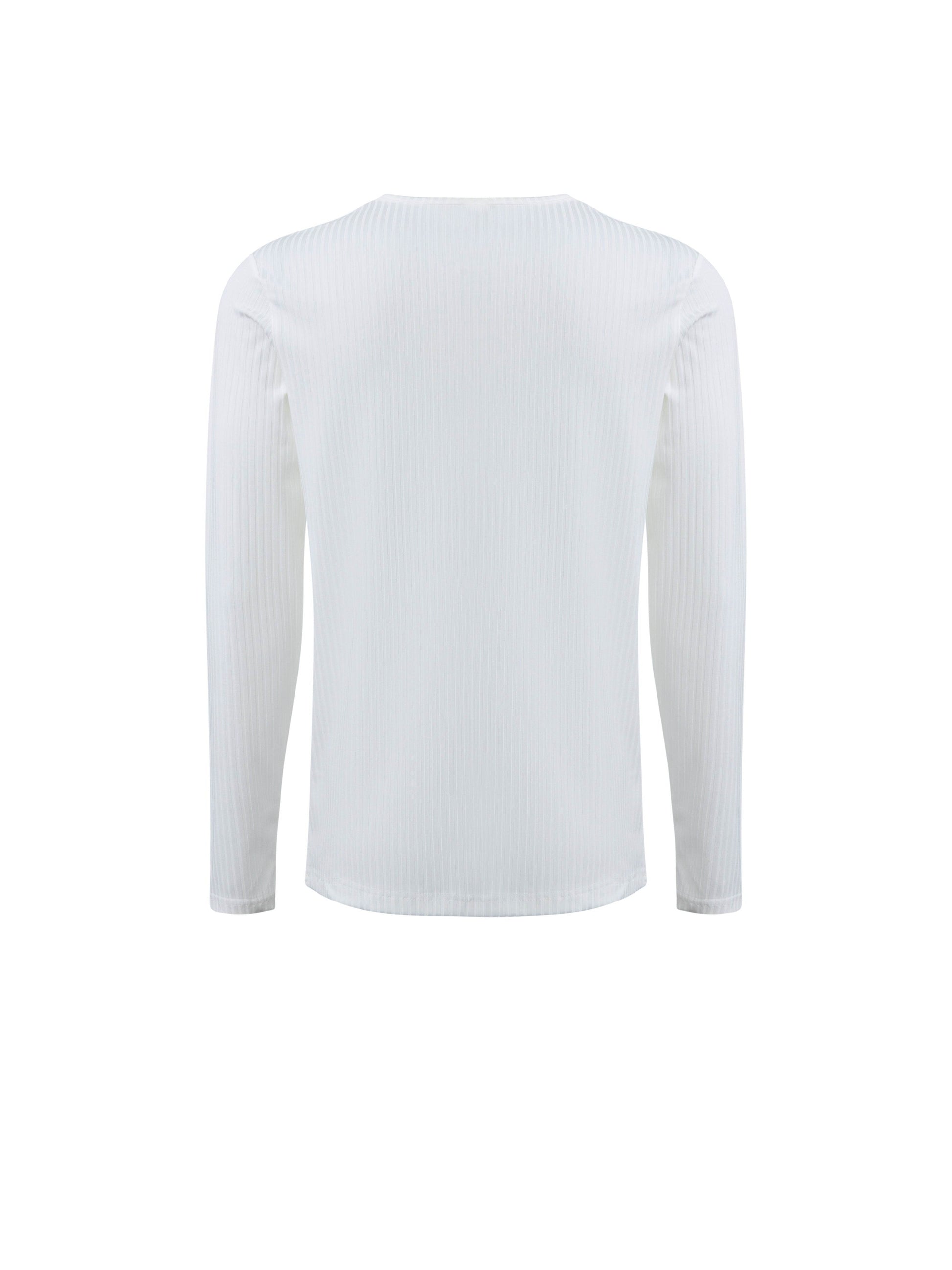 Men's Long Sleeve Crew Neck T-Shirt - Casual Solid Top for Every Season - Buy Center