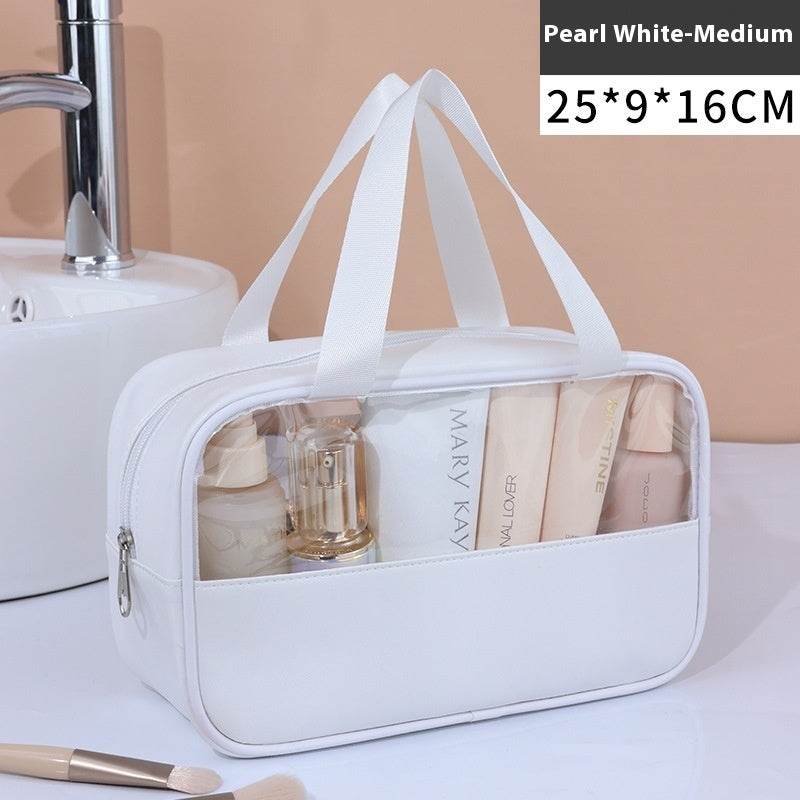 Large Capacity Transparent Cosmetic Bag - Waterproof & Stylish Organizer - Buy Center