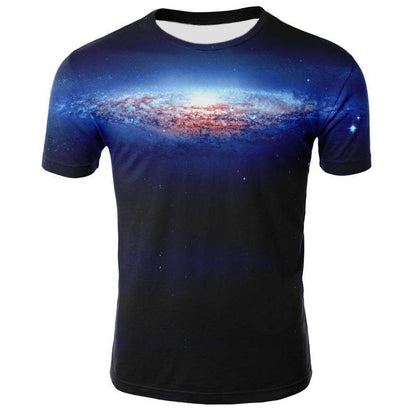 Men's 3D Digital Printing Slim Fit T-Shirt - Summer Style & Comfort - Buy Center