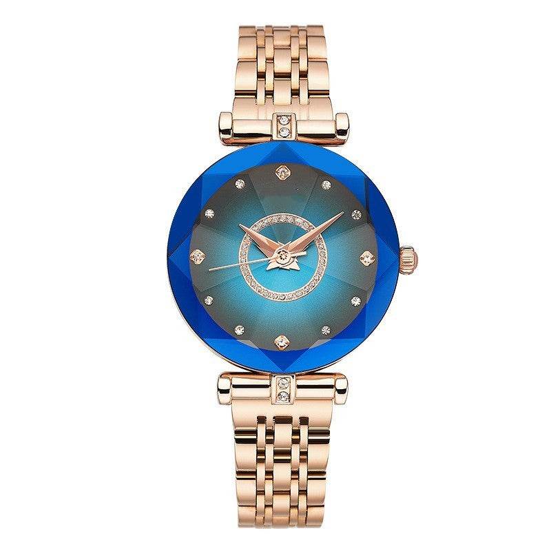Buy Center Women's Quartz Watch - Elegant Rose Gold Stainless Steel Strap - Buy Center
