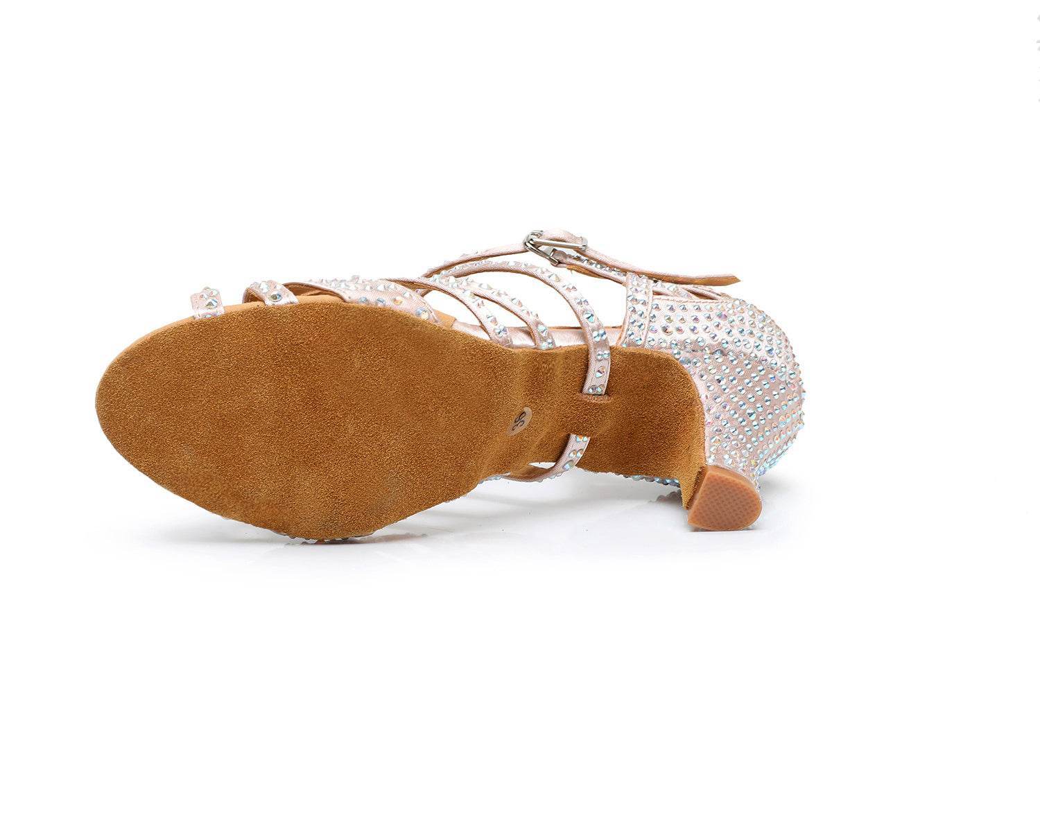 Buycenter Women's Diamond Latin Dance Shoes - Trendy Soft Sole Footwear - Buy Center