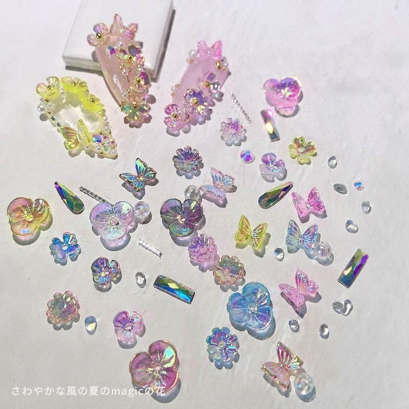 Frozen Flower Butterfly Nail Art - Unique 15g Sequins for Stunning Designs - Buy Center