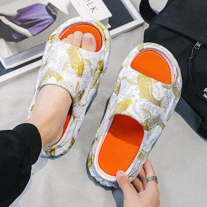 Men's Casual Non-Slip Slippers - Comfortable Home Footwear for Elders - Buy Center