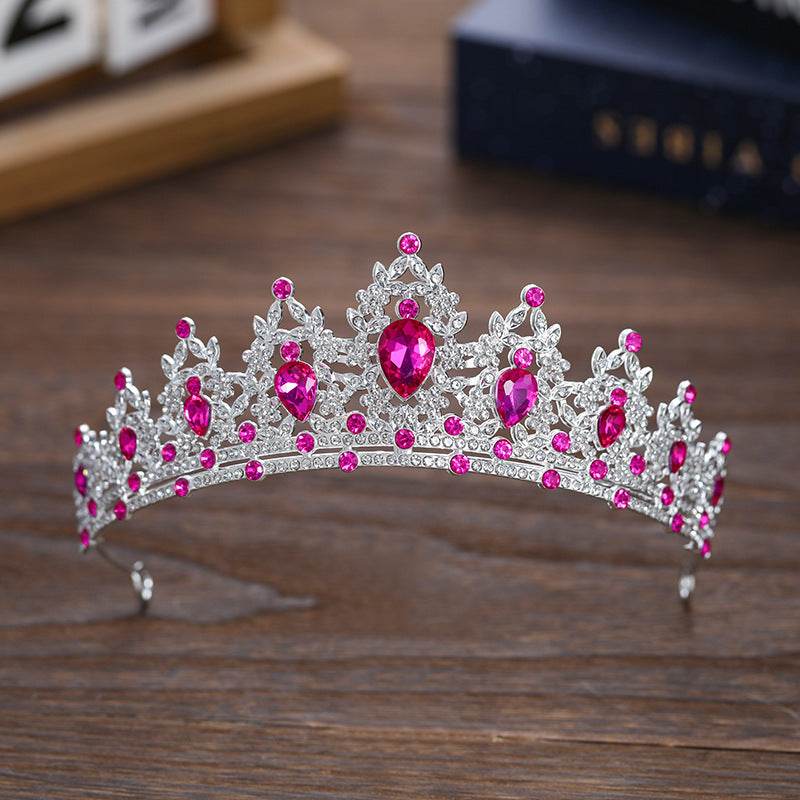 Buycenter Rhinestone Dark Crown - Baroque Halloween Dress-up Accessories - Buy Center