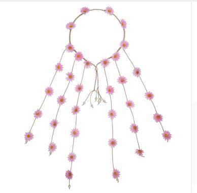 Bohemian Sun Flower Hair Band - Handmade Daisy Garland Accessory - Buy Center