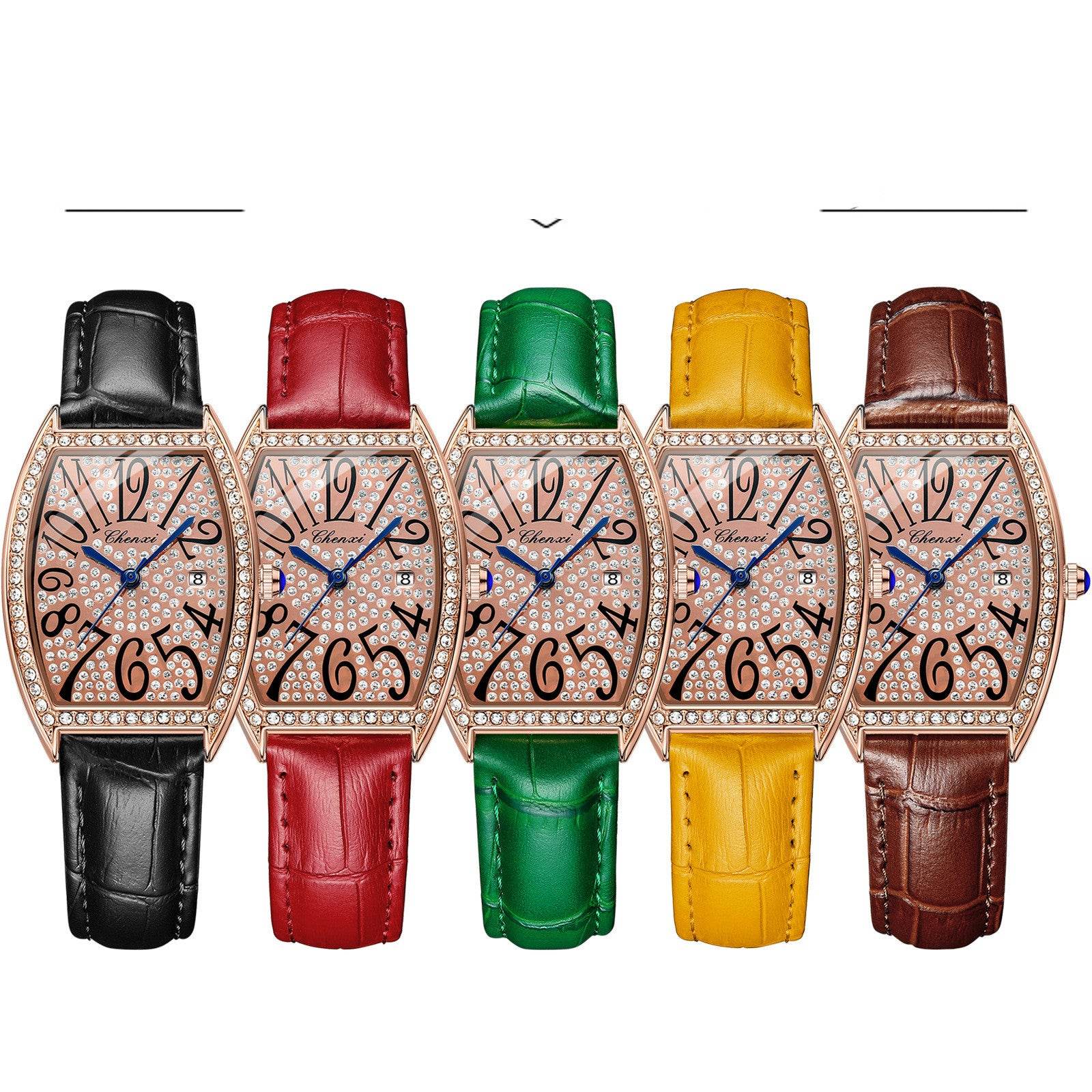 Women's Casual Sports Watch - Solid Steel Band & Blue Hand Design - Buy Center