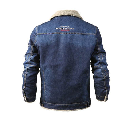 Trendy Denim Jacket for Men - Casual Loose Fit, Long Sleeve Style - Buy Center